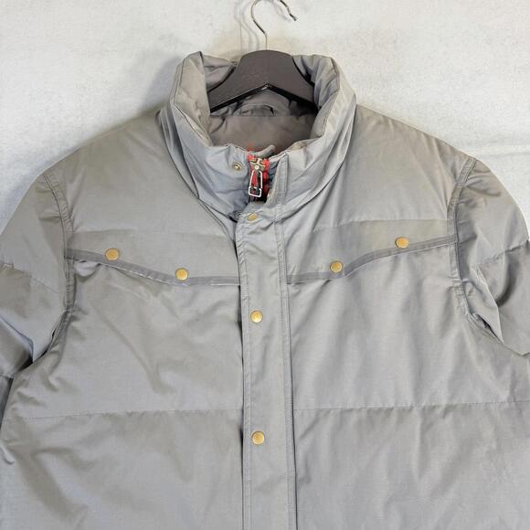 Copotaxi Tianjin 650F Dridown Canvas Down Jacket Mens M Womens L Gray Puffer - Picture 2 of 9